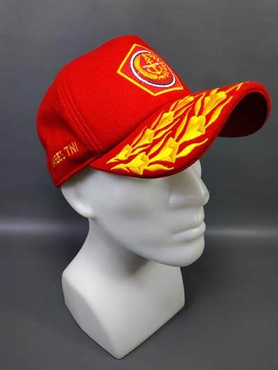 Konveksi  dan Produksi Topi Bandung Topi Mabes Laken  topi mabes tni ad bahan laken